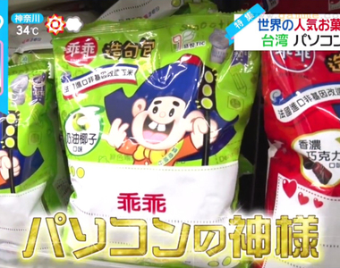《機械設備必備綠色乖乖》日本電視節目介紹各國零食 台灣的電腦守護神入選