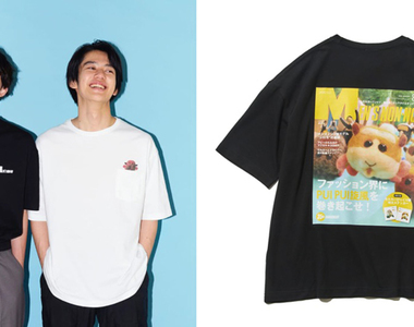 穿《PUI PUI 天竺鼠車車》讓你又萌又帥!《PUI PUI モルカー》與日本《MEN’S NON-NO》男性時尚情報誌,攜手打造聯名T