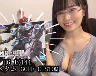 【有片】G罩杯模型小教室《東雲うみ》全塗裝古夫還加了戰損處理超用心