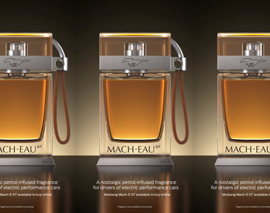 福特野馬Ford Mustang推出《汽油味香水》聞起來是電動車主魂牽夢縈的「汽油+新車內裝味」