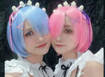 家族型cosplay《父母扮演雷姆拉姆》爸媽變姊妹想想這當中有多少可能性XD 家族型cosplay《父母扮演雷姆拉姆》爸媽變姊妹想想這當中有多少可能性XD