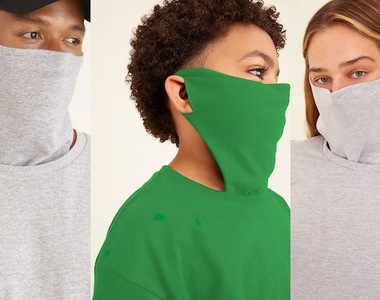 有點土炮但似乎很實用?!素T內建口罩,這樣出門就不用擔心忘記了!