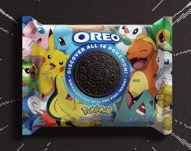 《Pokemon x OREO》OREO上都是寶可夢的花紋~如此可愛的「寶可夢OREO」不想來一口嗎?