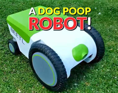 創意發明《自動撿狗便機》快速方便還會幫你打包裝好超貼心