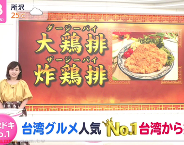 《日本人氣No.1台灣美食是雞排》雞排店是去年的6倍之多 有望掀起超越珍珠奶茶的熱潮?
