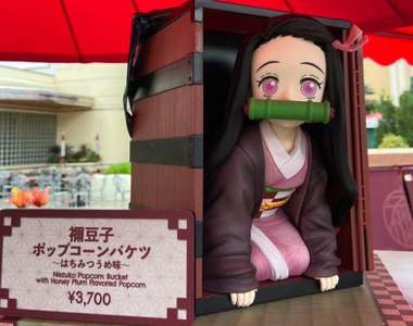 環球影城《鬼滅之刃主題活動》VR雲霄飛車還有禰豆子爆米花桶超可愛