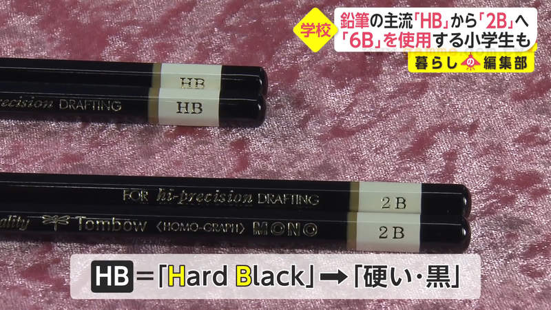 日本小學生流行用2B鉛筆》用HB就不會寫字其實很可怕代表小孩的握力比上 
