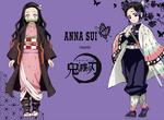 《鬼滅之刃×ANNA SUI》胡蝶忍與禰豆子都變成美麗的小物啦～