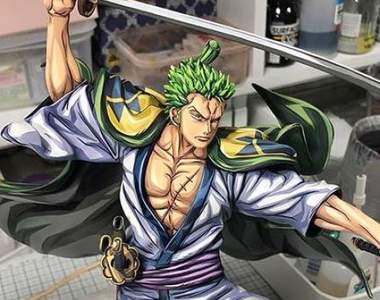 突破次元之壁《索隆二次元塗繪》藝術家3D變2D跳脫平面的立體表現