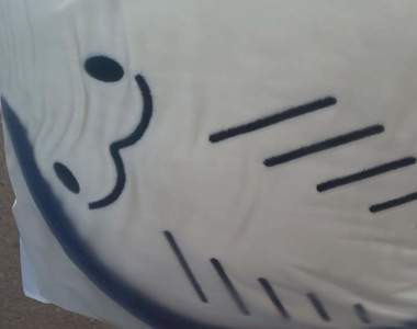 最可愛周邊《魟魚君坐墊》捨不得拿來坐天天抱著睡覺比較爽