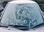 冬季限定《下雪之後在擋風玻璃上繪圖》這麼帥的承太郎讓人捨不得去擦掉 冬季限定《下雪之後在擋風玻璃上繪圖》這麼帥的承太郎讓人捨不得去擦掉