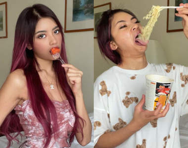 居家隔離的《理想 vs 現實》網美都有氣質的吃飯，但真的是這樣嗎XD