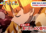 《鬼滅之刃再創新紀錄》無限列車日本票房突破400億日圓 國外票房台港澳貢獻29億 《鬼滅之刃再創新紀錄》無限列車日本票房突破400億日圓 國外票房台港澳貢獻29億