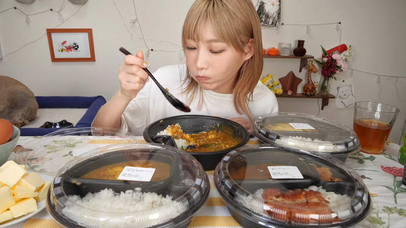 【有片】日本大胃王《木下佑香》實拍吃完五碗咖哩飯後的肚肚模樣 | 宅宅新聞
