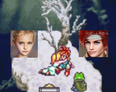 AI技術角色真人化《超時空之鑰》經典日式RPG角色一但變成真人是什麼樣子呢?