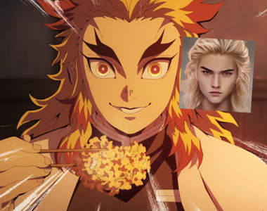 AI技術角色真人化《鬼滅之刃》如果大哥變成了現實，那就是一位有實力又帥氣的大哥