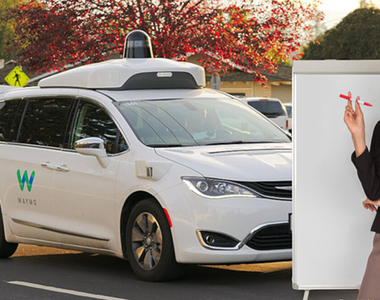 上車吧!親身體驗無人自駕車《Waymo》,車上只有你一人,方向盤自己轉、油門煞車全靠它!