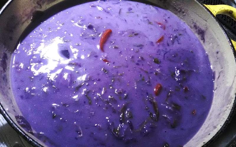 魔界的食物《紫色白菜火鍋》感覺吃完自身毒耐性應該可以ㄍㄧㄥ到100% | 宅宅新聞