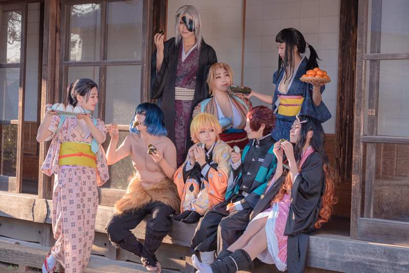 圖片4 《鬼滅之刃》Cosplay照仿古加工 有如柱們真實存在於古代的黑白照引發熱烈回響 | 宅宅新聞