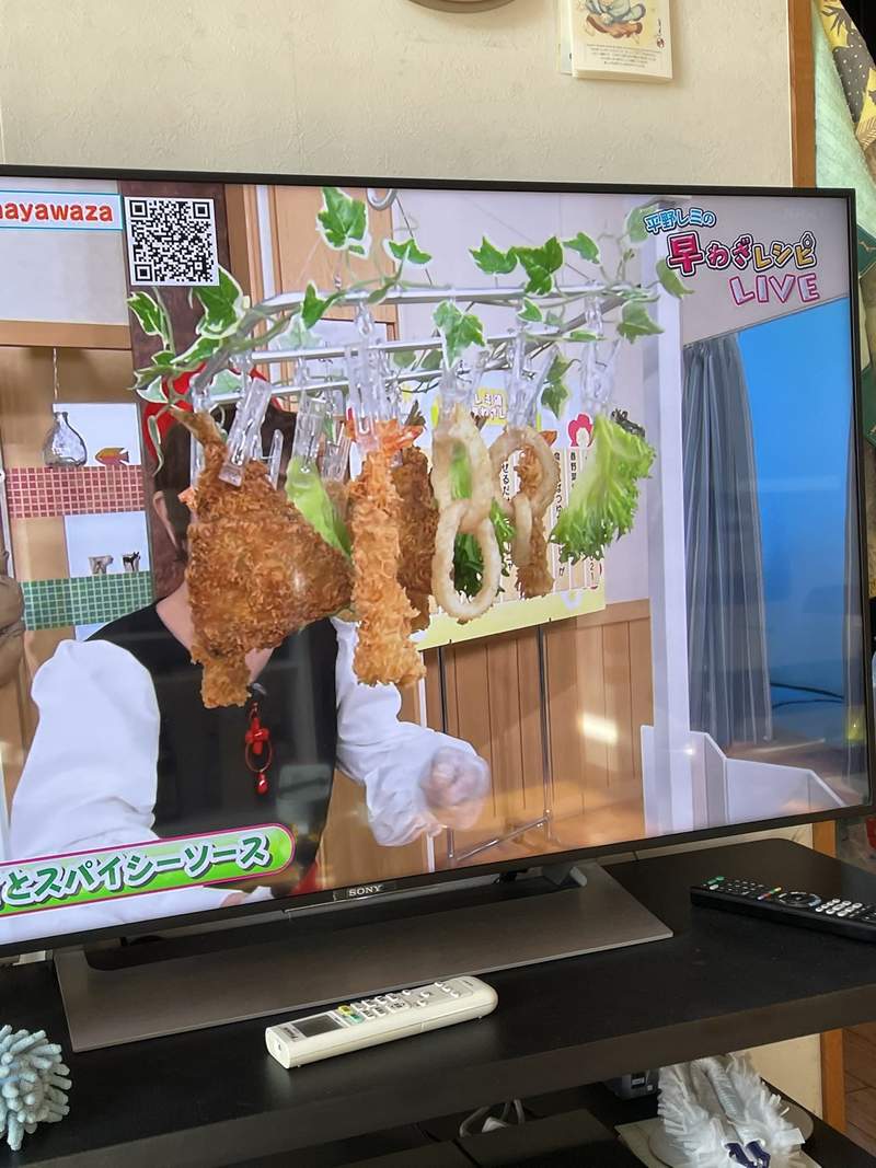 圖片11 《放送事故級的料理節目》衣架吊起炸物的擺盤方式,這已經不是有沒有消毒的問題了吧... | 宅宅新聞
