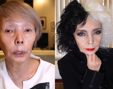 67歲Cosplay《M·A·C X DISNEY 庫伊拉彩妝》日本女歌手Naoko Ken研直子〝從素顏開始〞COS妝髮完成度驚人!