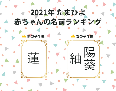 《日本新生兒命名排行榜2021》蓮與陽葵蟬聯第一名 父母在疫情追求安定更勝於標新立異