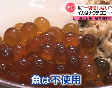 《東京奧運的素海鮮風潮》沒有魚的海鮮丼？台灣產的素食生魚片備受重視