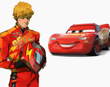 畫師創作《將動畫片的角色擬人化》閃電麥坤就讓你感覺強到看不見車尾燈