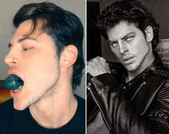 自稱下顎界的CEO《下巴男神 Luca Marchesi》靠著嚼肌鍛鍊讓他有獨特迷人的線條