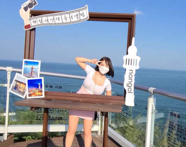 韓國景點《燈塔壁畫村》穿梭在東海田谷牆巷內出去還有百萬海景可以看