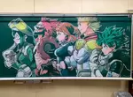 《我的英雄學院黑板畫》在黑板上屢屢展現神技每一次的作品都超厲害 《我的英雄學院黑板畫》在黑板上屢屢展現神技每一次的作品都超厲害