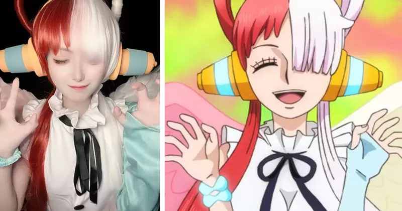 音速圈粉動漫女角❤《航海王劇場版:紅髮歌姬》Uta美音Cosplay一起進入美好的養眼新世界! 音速圈粉動漫女角❤《航海王劇場版:紅髮歌姬》Uta美音Cosplay一起進入美好的養眼新世界!