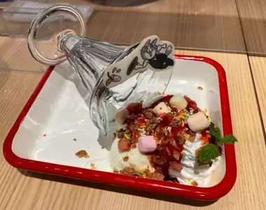 工安迷因《現場貓合作咖啡廳》送來的餐點項是打翻真的是事故現場