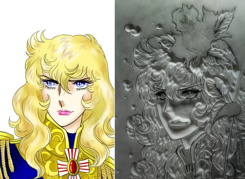 《凡爾賽玫瑰橡皮擦雕刻》達人手藝極致呈現的藝術級作品 《凡爾賽玫瑰橡皮擦雕刻》達人手藝極致呈現的藝術級作品