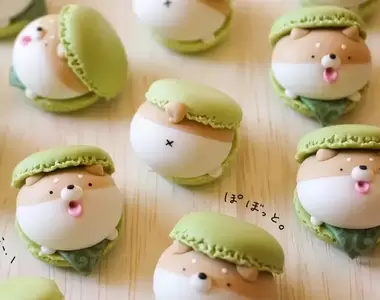 想吃但不能吃《柴犬黏土麻糬》柴柴膨膨軟軟超可愛完全重現食物Q彈質感