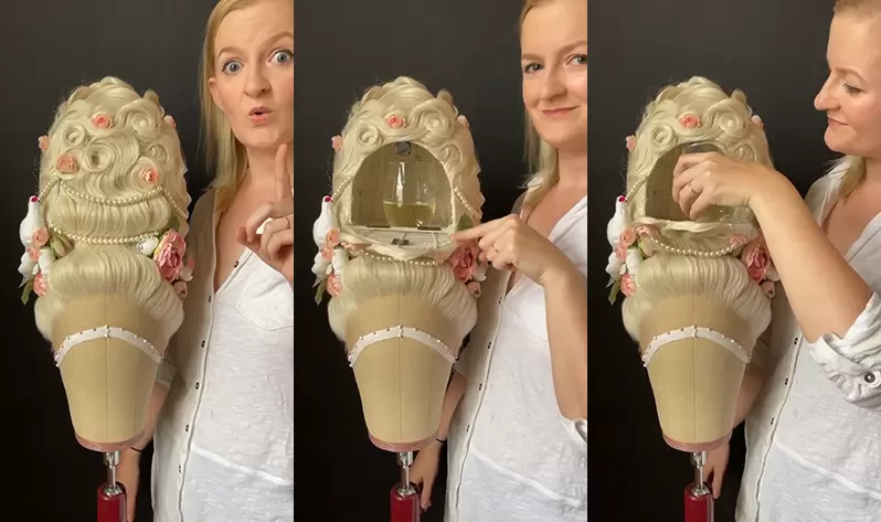 《玩偶遊戲 紗南媽媽的頭髮》實體化？作者花兩年創作特殊假髮造型～