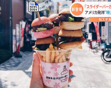 2022新IG美食風潮《滑台漢堡》4個迷你漢堡+一杯滿滿薯條,這樣的搭配真的太讚了