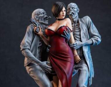 暗黑女王系列《惡靈古堡 艾達王》1/4模型 等等那殭屍的手在摸哪裡？