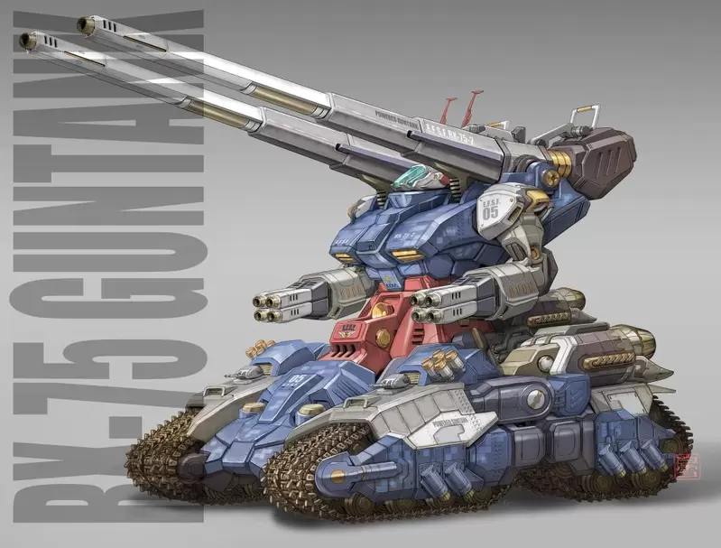 這個鋼坦克有趴《超帥機器人嶄新設計》這個線條跟結構讓人欲罷不能，每一台都有成為主角機的帥度啊