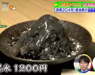 《200年醬油廠的漆黑冰》挑戰全日本最黑的刨冰 鹹甜交織出絕妙的滋味