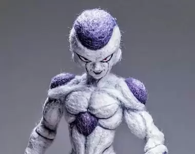 強過頭的羊毛氈藝術《弗利沙最終型態》讓人不敢置信的完成品表現