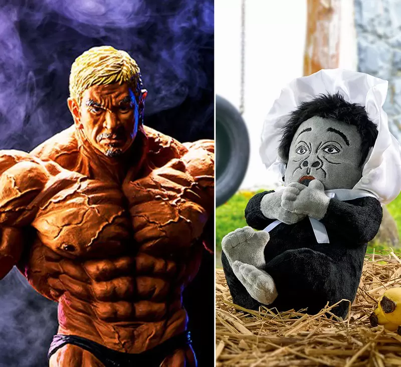 7月剛推出《絕對不准笑一番賞》高25公分完全體「松本」，還有猩猩小孩「濱田」，這組合真是太逗了