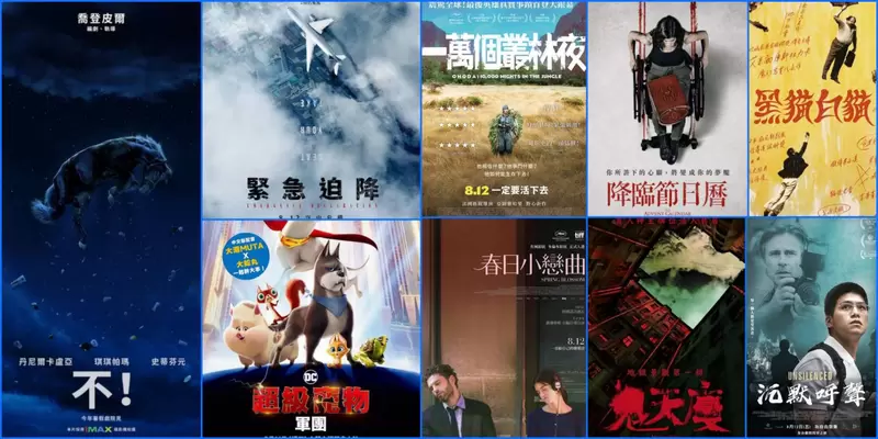 【8月第2週上映電影】動畫片《DC超級寵物軍團》 、喬登‧皮爾《不！》 、李炳憲《緊急迫降》上映