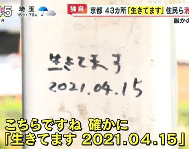 《日本京都謎之塗鴉事件》街上到處寫滿了「我還活著」 究竟是惡作劇還是求救訊息?