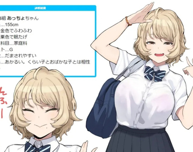 Hobby sakura《渥美千代子》摸著摸著～就變透明了？！繪師「あっちょ」豐滿美少女立體化模型，手感塗裝觸感真好❤