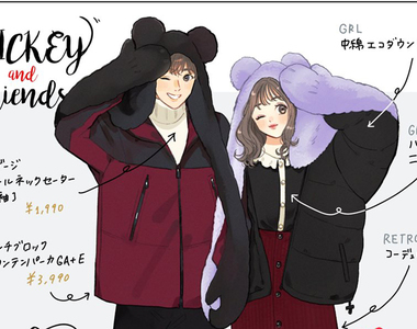 《迪士尼風格冬季穿搭》情侶甜蜜升級!今年還有姊妹裝~快找閨蜜一起穿!