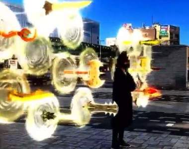 英雄王吉爾伽美什《王之財寶 AR體驗》特效近乎完美只差笑聲要自己來而已