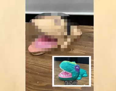 網友改造《咬人鱷魚玩具》奇形種外觀太恐怖，讓你不敢把手手伸進去