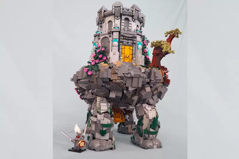 樂高玩家製做《艾爾登法環 漫步靈廟》共需6000個積木才將完整外觀拼湊完成