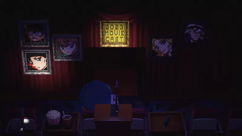 主角群公開《2023年名偵探柯南劇場版》青山剛昌在動森的房間中掛出了演出陣容 主角群公開《2023年名偵探柯南劇場版》青山剛昌在動森的房間中掛出了演出陣容